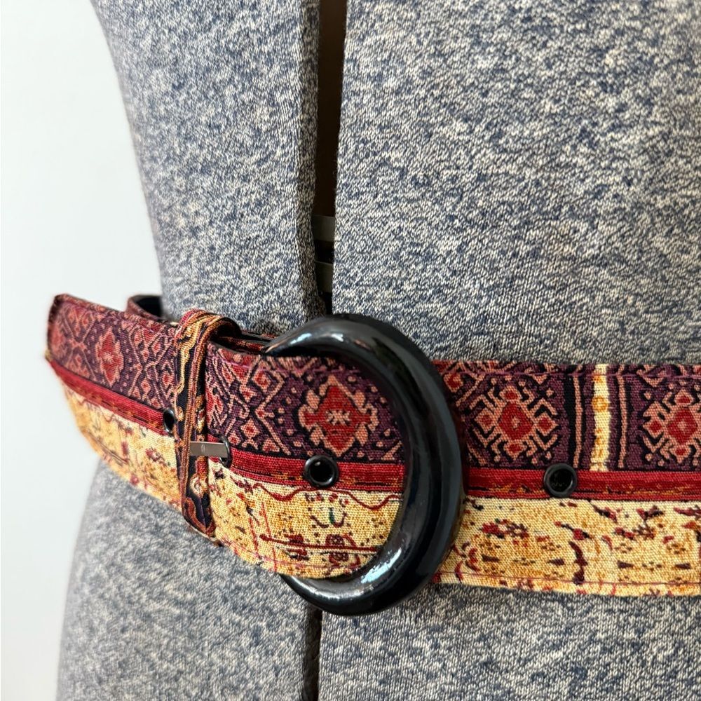 Boho Tapestry Fabric Belt – Size 10 - Picture 6 of 8